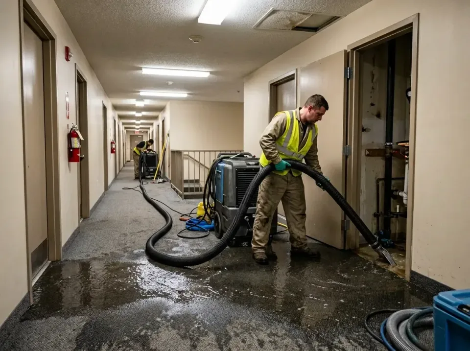 multi-unit-apartment-hallway-f-005 — frequently asked questions, Emergency Burst Pipe Water Extraction & Removal in Ilcheste…